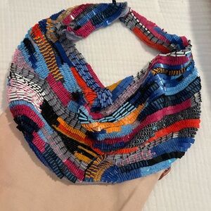 Mignonne Gavigan Ella Scarf Necklace in Multi